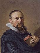 Frans Hals Samuel Ampzing oil painting artist
